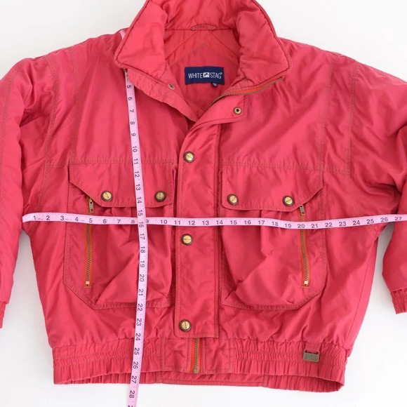 Vintage White Stag Red Medium-Weight Jacket Size Med - Picture 4 of 14